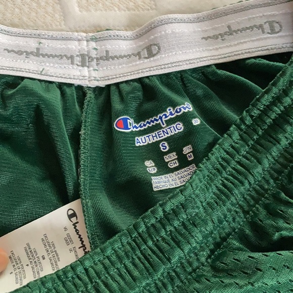Champion, small, green, athletic shorts - Picture 3 of 3